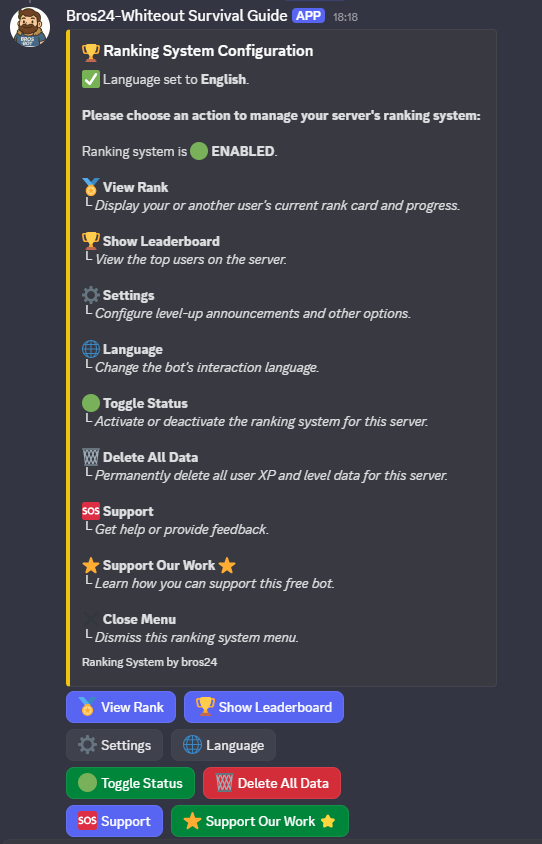 Ranking — Level Card